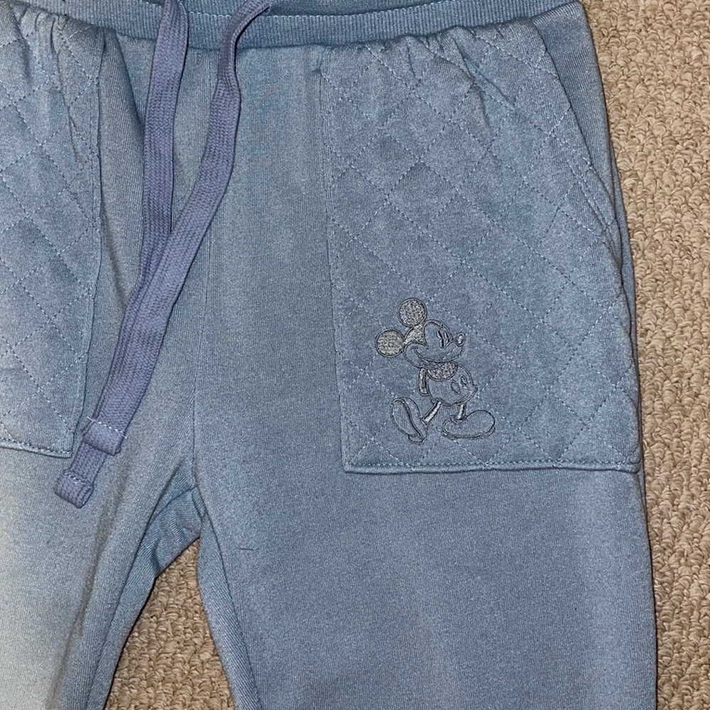 Disney’s Mickey Mouse sweatpants (never worn)